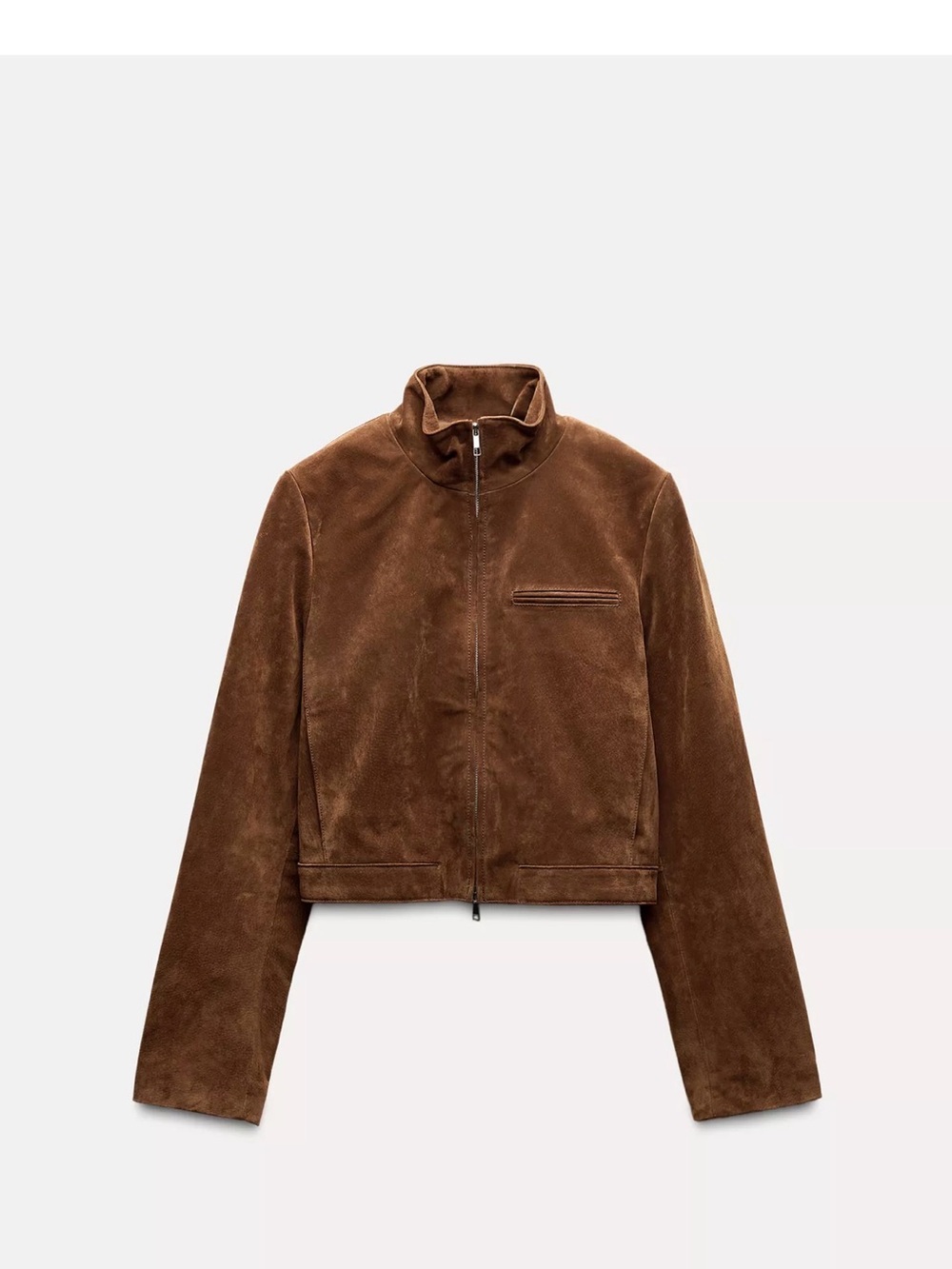 Zara Suede Leather Jacket